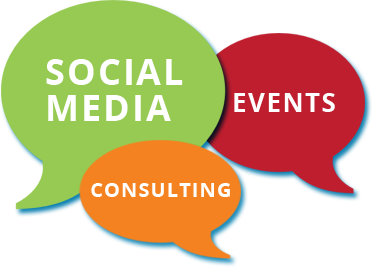 social media, events, consulting